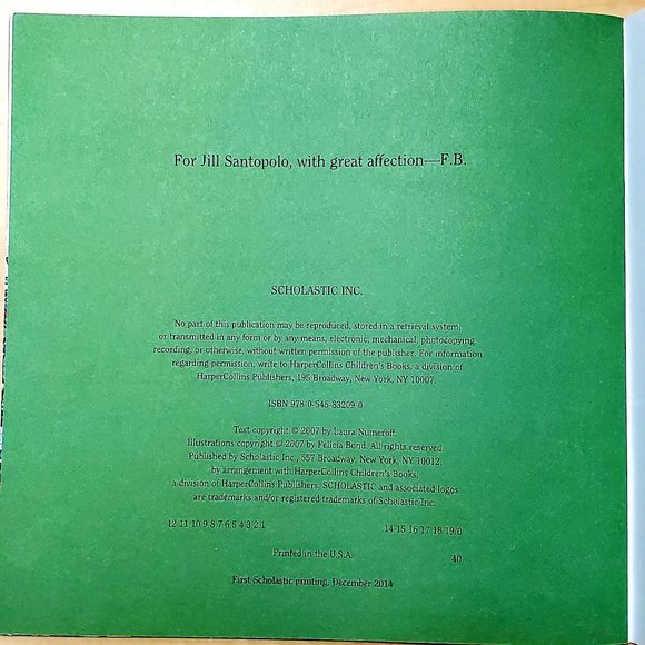 Merry Christmas, Mouse! by Laura Numeroff Children's Book Child Kids - Picture 2 of 4